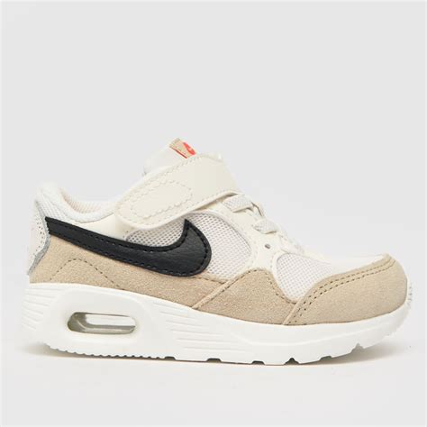 nike white & beige air max sc trainers|white Nike's for sale.